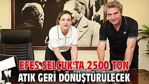 Efes Selçuk'ta 2500 ton atık geri dönüştürülecek