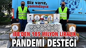 İBB'den 183 milyon liralık pandemi desteği