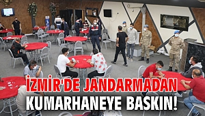 İzmir'de jandarmadan kumarhaneye baskın!