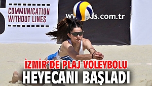 İzmir’de plaj voleybolu heyecanı başladı