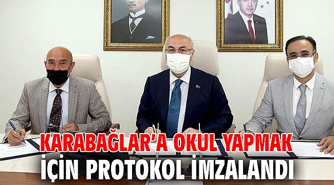 Karabağlar’a okul yapmak için protokol imzalandı