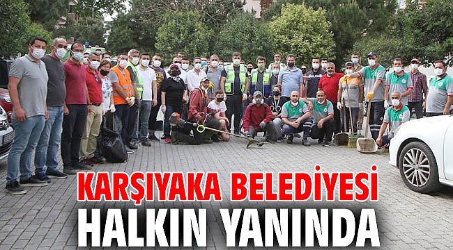 Karşıyaka Belediyesi halkın yanında