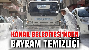 Konak Belediyesi'nden bayram temizliği
