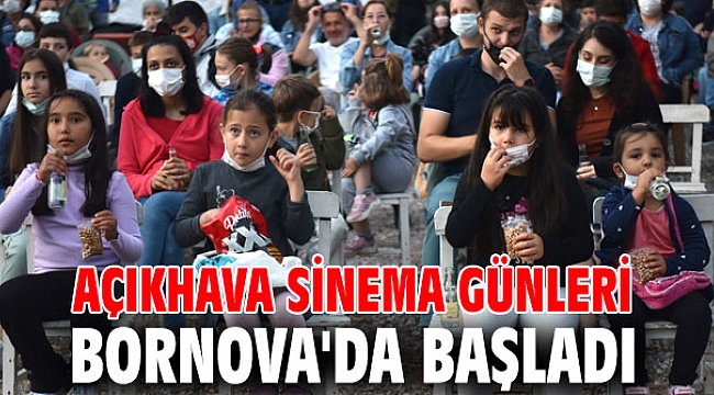 Açıkhava Sinema Günleri Bornova'da başladı