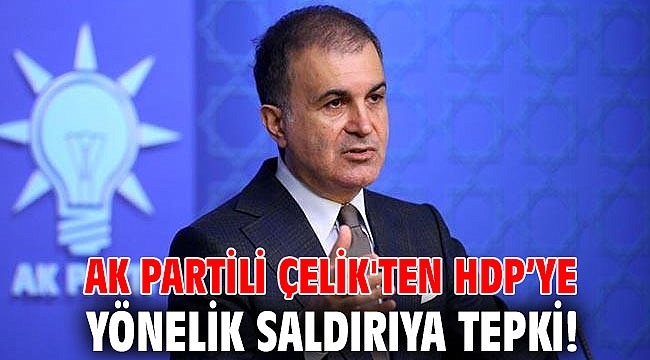 AK Partili Çelik'ten HDP’ye yönelik saldırıya tepki!