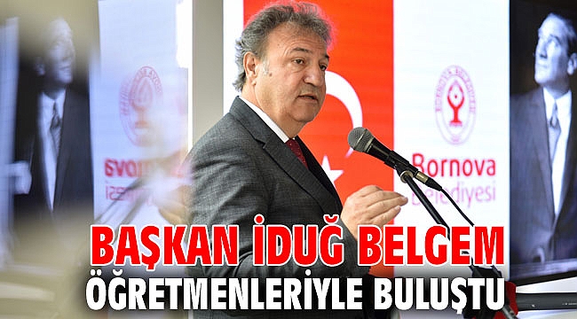 Başkan İduğ BELGEM öğretmenleriyle buluştu