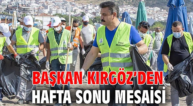 Başkan Kırgöz’den Hafta Sonu Mesaisi