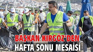 Başkan Kırgöz’den Hafta Sonu Mesaisi