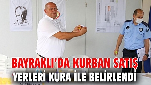 Bayraklı Belediyesi, kurban satış yerlerini kura ile belirledi