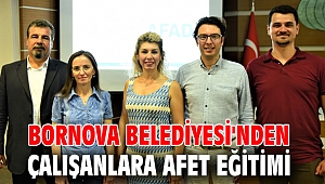 Bornova Belediyesi'nden çalışanlara afet eğitimi