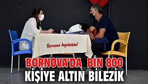 Bornova’da bin 800 kişiye Altın Bilezik 