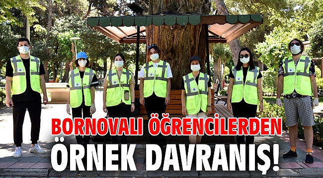 Bornovalı öğrencilerden örnek davranış!