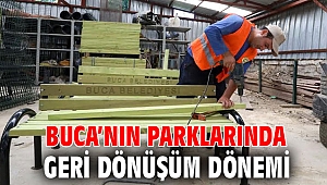 Buca’nın parklarında geri dönüşüm dönemi