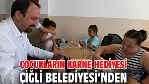 Çocukların Karne Hediyesi Çiğli Belediyesi’nden