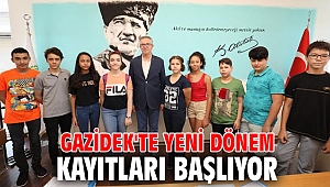 GAZİDEK'te yeni dönem kayıtları başlıyor