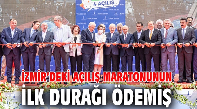 İzmir’deki açılış maratonunun ilk durağı Ödemiş