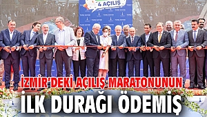 İzmir’deki açılış maratonunun ilk durağı Ödemiş