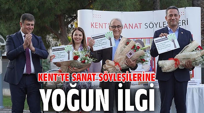 Kent’te Sanat Söyleşilerine yoğun ilgi