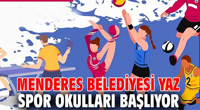 Menderes Belediyesi Yaz Spor Okulları Başlıyor