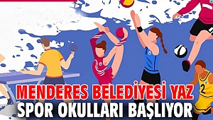 Menderes Belediyesi Yaz Spor Okulları Başlıyor