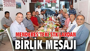 Menderes’teki STK’lardan Birlik Mesajı