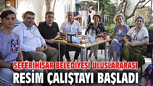 Seferihisar Belediyesi Uluslararası Resim Çalıştayı başladı