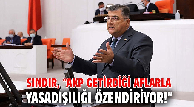 Sındır, “AKP getirdiği aflarla yasadışılığı özendiriyor!”