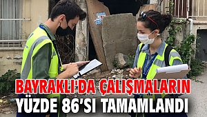 Bayraklı'da çalışmaların yüzde 86’sı tamamlandı