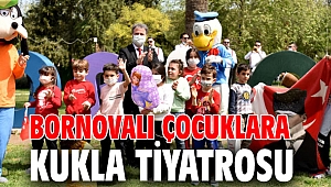 Bornovalı çocuklara kukla tiyatrosu