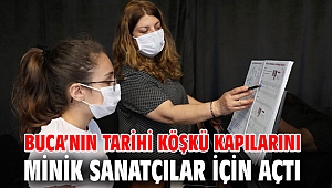 Buca’nın eski köşkünde yeni sanatçılar yetişiyor