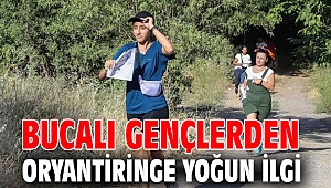 Bucalı gençlerden oryantiringe yoğun ilgi 