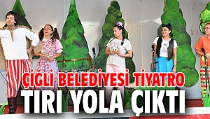 Çiğli Belediyesi Tiyatro Tırı Yola Çıktı