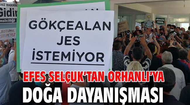 EFES SELÇUK’TAN ORHANLI’YA DOĞA DAYANIŞMASI