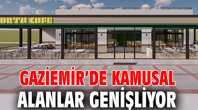 Gaziemir’de kamusal alanlar genişliyor