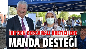 İBB'den Bergamalı üreticilere manda desteği