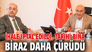 İhale iptal edildi, tarihi bina biraz daha çürüdü
