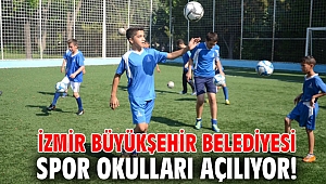 İzmir Büyükşehir Belediyesi Spor Okulları açılıyor!