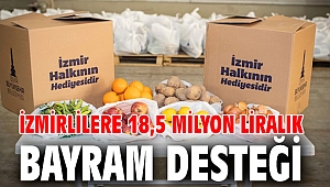 İzmirlilere 18,5 milyon liralık bayram desteği