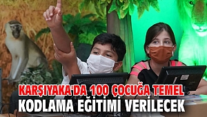 Karşıyaka'da 100 çocuğa Temel Kodlama Eğitimi verilecek