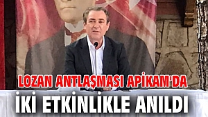 Lozan Antlaşması APİKAM'da iki etkinlikle anıldı