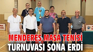Menderes Masa Tenisi Turnuvası Sona Erdi 