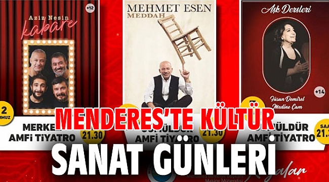 Menderes’te Kültür Sanat Günleri