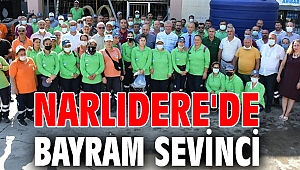 Narlıdere'de bayram sevinci