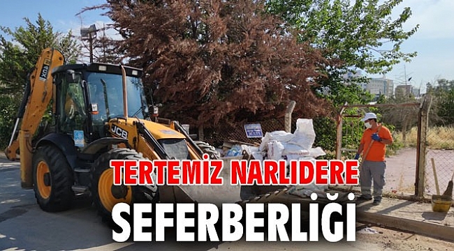 Narlıdere’de moloz seferberliği!