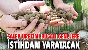 Salep üretimi Bucalı gençlere istihdam yaratacak