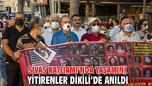 Sivas Katliamı’nda Yaşamını Yitirenler Dikili’de Anıldı