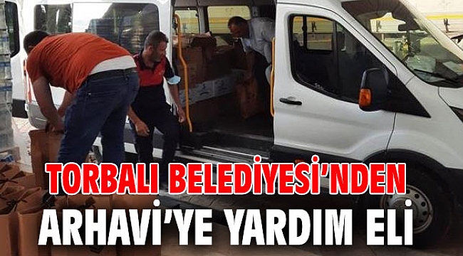 Torbalı Belediyesi’nden Arhavi’ye yardım eli