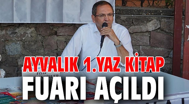 AYVALIK 1.YAZ KİTAP FUARI AÇILDI