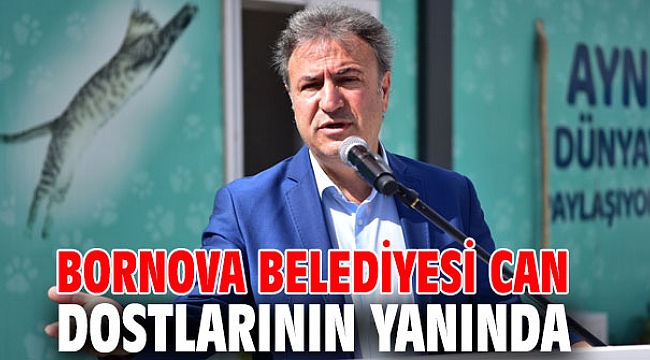 Bornova Belediyesi can dostlarının yanında