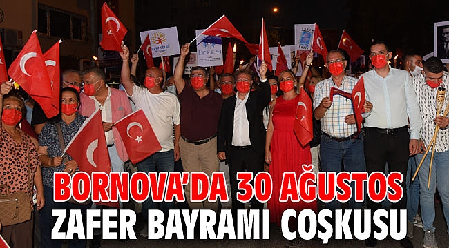 Bornova’da 30 Ağustos Zafer Bayramı coşkusu